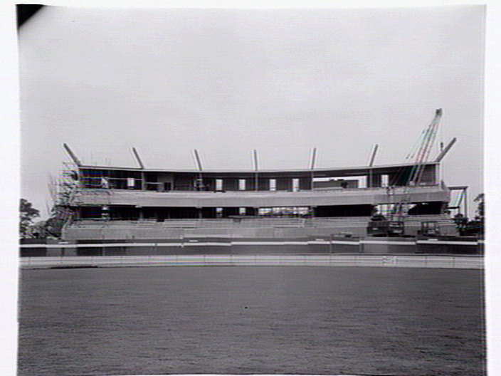 George Harris Stand construction 1967