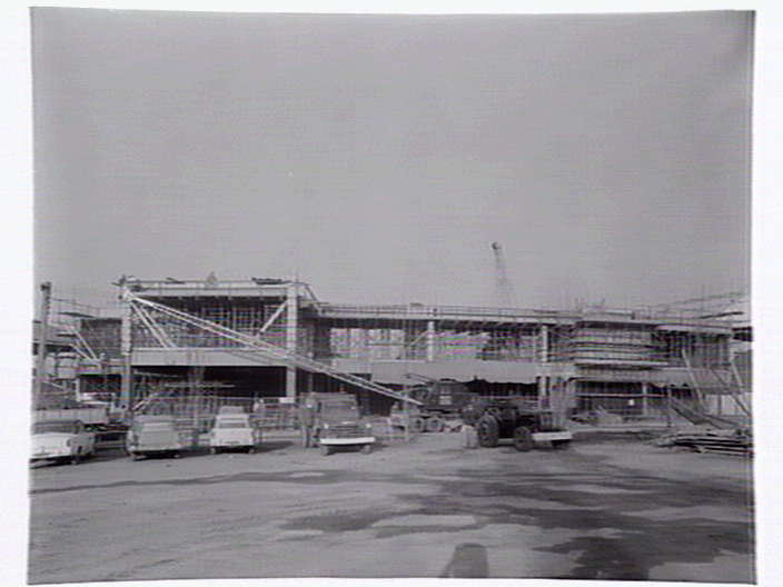 George Harris Stand construction 1967