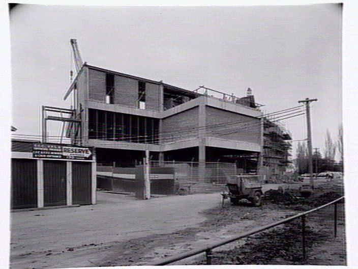 George Harris Stand construction 1967