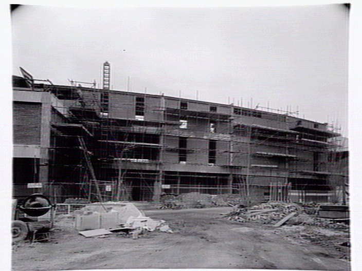 George Harris Stand construction 1967