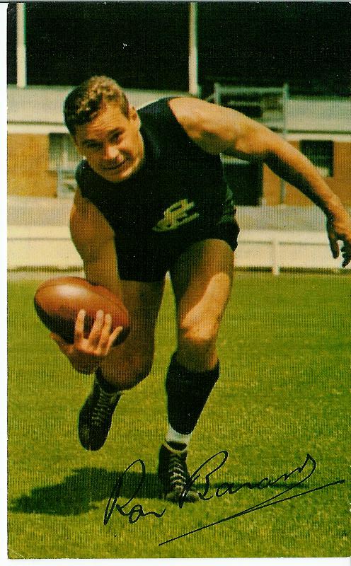 Ron Barassi signed picture Max Dixon