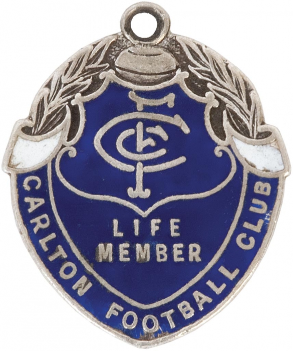 Carlton Football Club Life Member Medallion