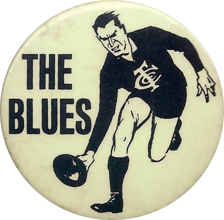The Blues 1970s Badge