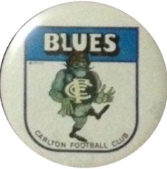 Mascot 1980s  Badge