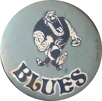 Mascot 1980s Badge