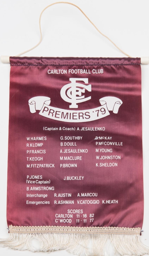 Carlton 1979 premiers pennant
