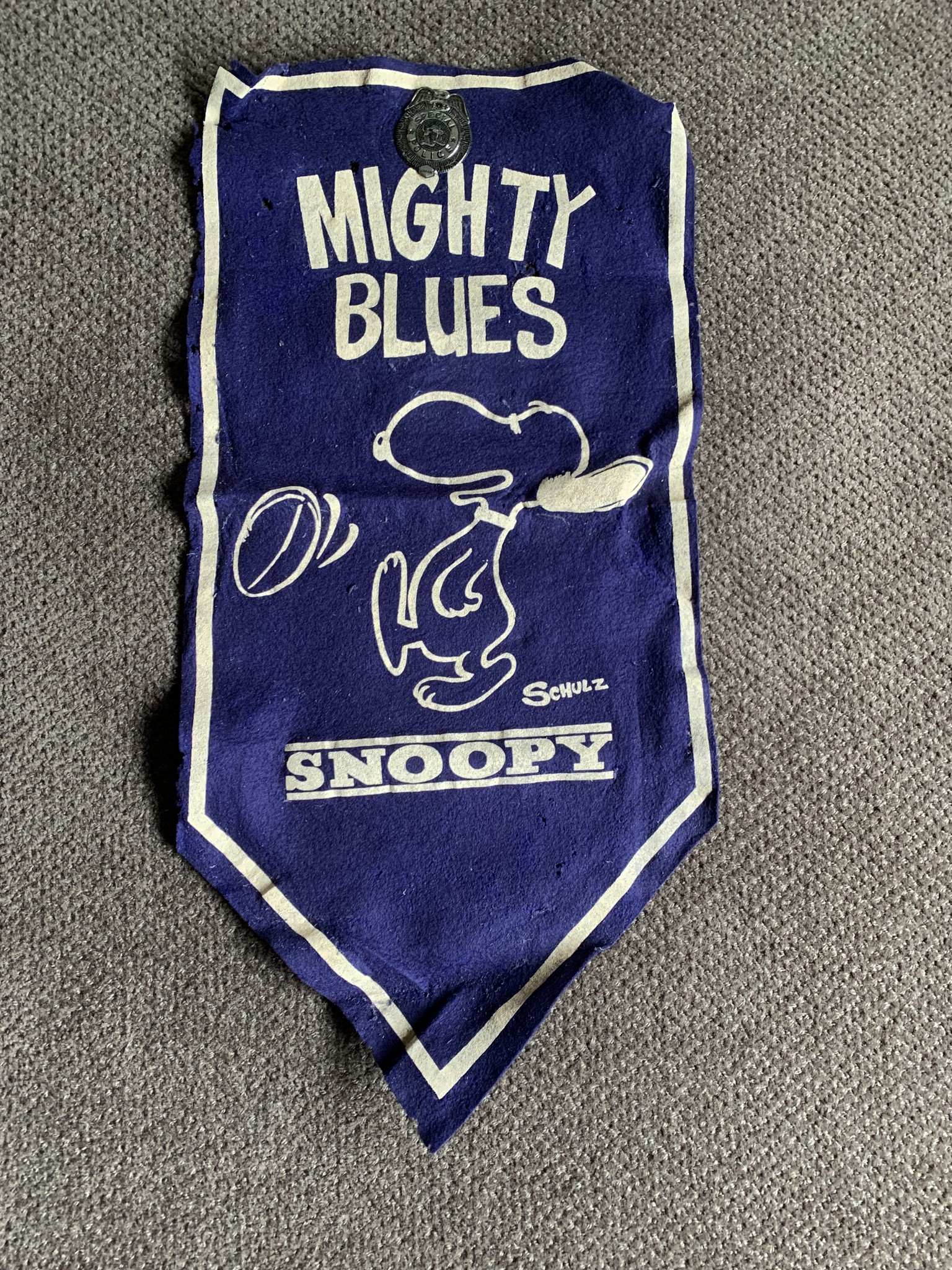 The Mighty Blues Snoopy Pennant.