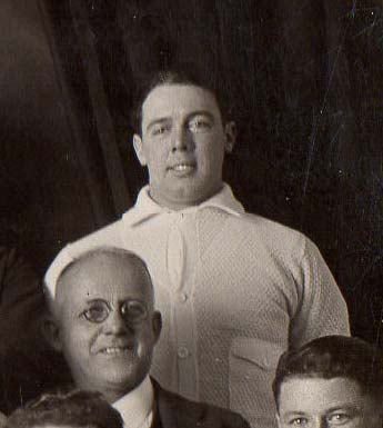 Perc Gillett, from team photo 1930 playing in Brisbane