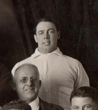 Perc Gillett, from team photo 1930 playing in Brisbane