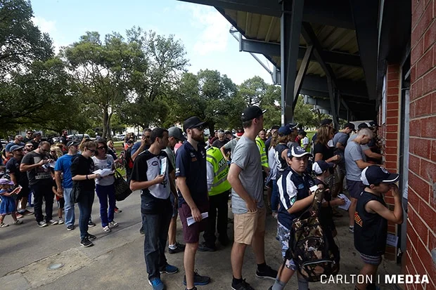 Princes Park Pre Season 2016 Carlton Essendon
