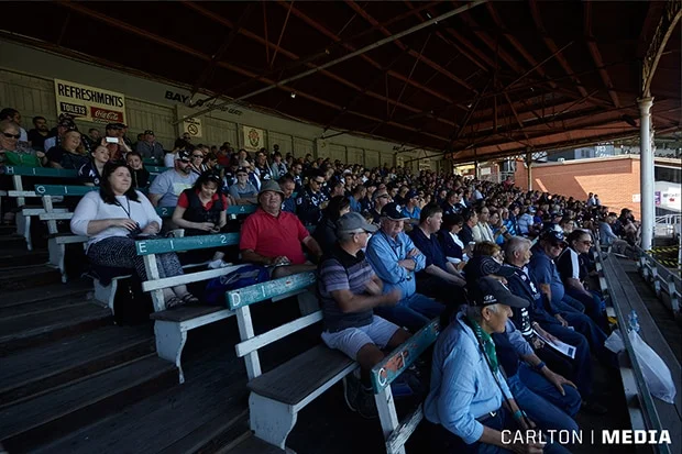 Princes Park Pre Season 2016 Carlton Essendon - Gardiner Stand